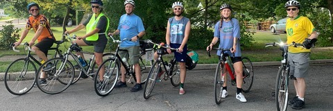 Active Transportation Plan Steering Committee after August 14th bike audit, Lansdale Borough
