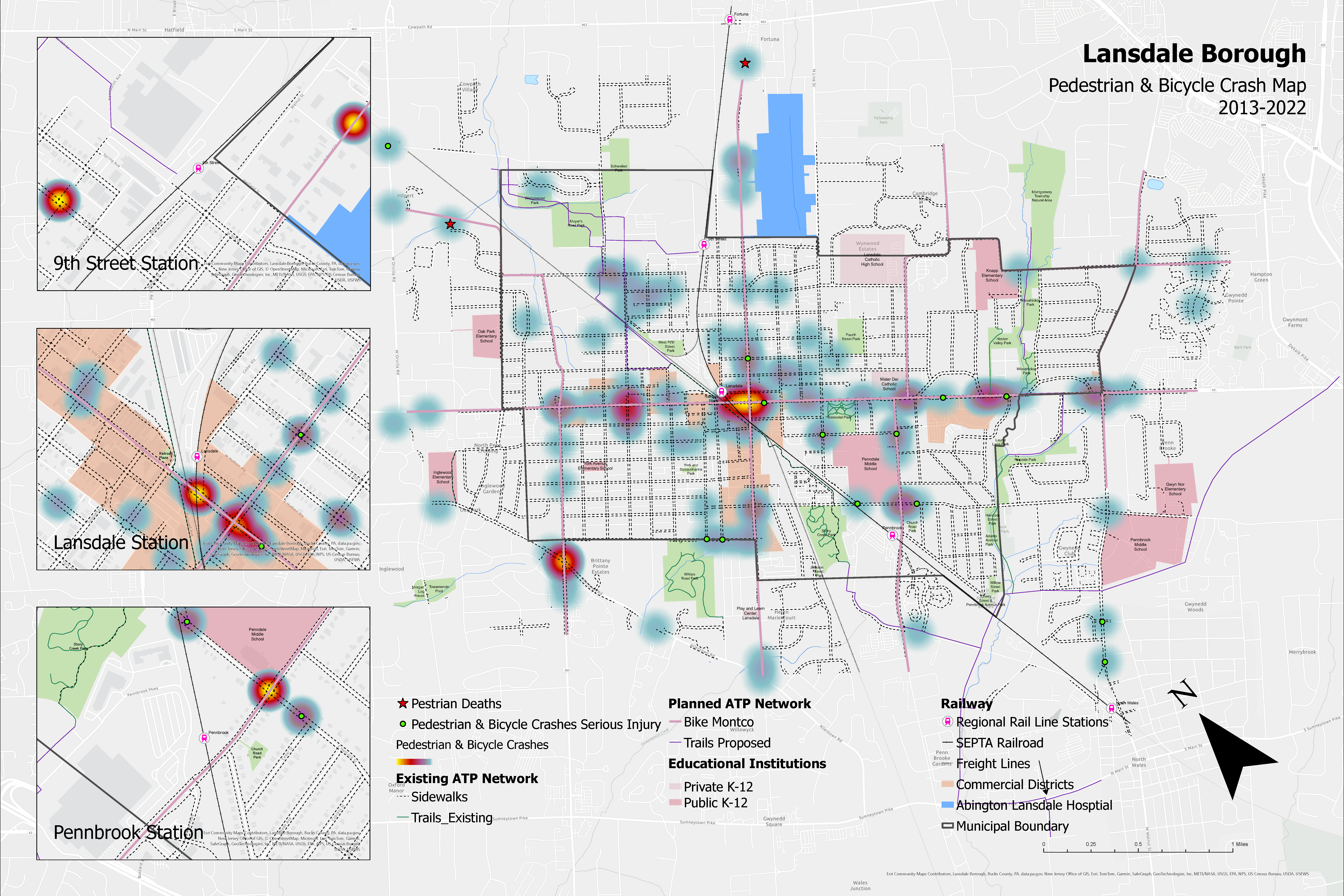 Crash Data, Lansdale Borough